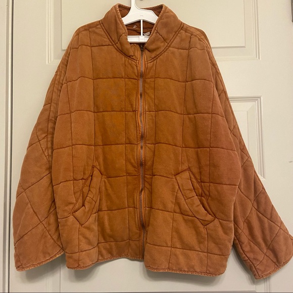 Free People Jackets & Blazers - Free People Dolman Quilted Jacket Size Large EUC